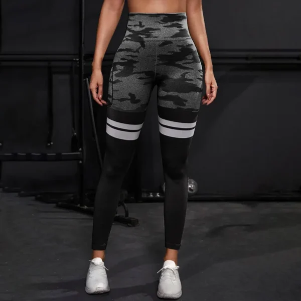 Workout Leggings for Women Seamless Scrunch Butt Lifting Leggings Booty High Waisted Yoga Pants Comfort Tights - Image 2